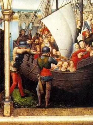 Рис 32 Фрагмент Реликвария святой Урсулы Ханс Мемлинг 1489 г Обратите - фото 32