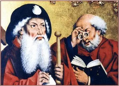 217 Фридрих Херлин Апостолы Иаков и Петр панель Алтаря двенадцати апостолов - фото 252