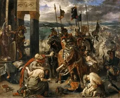 Ил 38 Эжен Делакруа 17981863 Взятие Константинополя крестоносцами 12 - фото 55