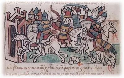 Ил 53 Поход Рюрика Ростиславича Ярослава Всеволодовича Романа Мстиславича и - фото 75