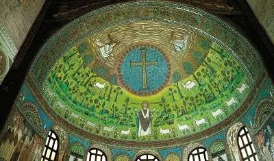 Ил 77 Преображение Мозаика апсиды базилики Св Аполлинария Сайт Аполлинаре - фото 106
