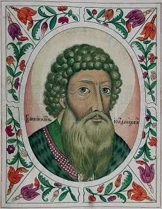 Великий князь Иван Данилович Калита Миниатюра Титулярника 1672 г Иван Калита - фото 57