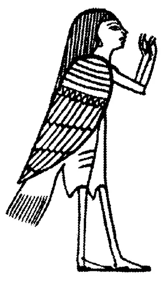 Ба Из египетской Книги мертвых Душиптицы Барельеф из Мемфиса - фото 29