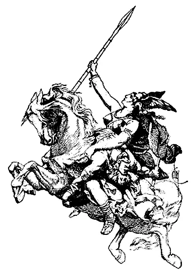 Валькирия уносит павшего воина в Валгаллу ВАЛЬКИРИИ В скандинавской - фото 37