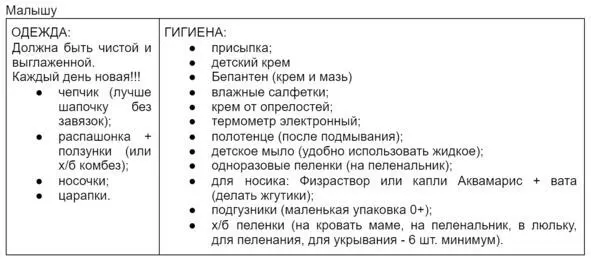 Что взять для малыша Другое необходимое телефон зарядное устройство - фото 27
