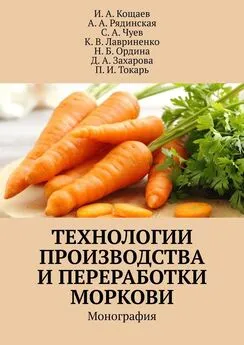 Н. Ордина - Технологии производства и переработки моркови. Монография