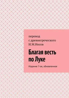 И. Носов - Благая весть по Луке. Издание 8-ое, обновленное