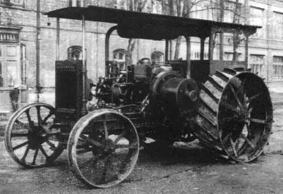 Рис 11 Общий вид колёсного трактора Могул КМЗ Коломна 1920 г Трактор - фото 12