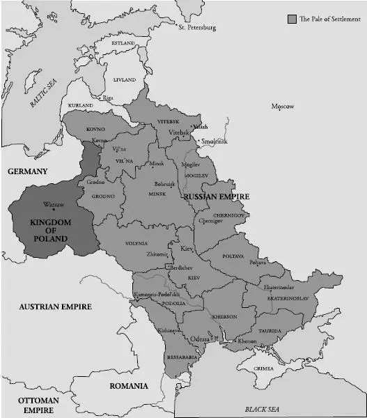 Карта Российской империи с указанием границ черты оседлости пятнадцати - фото 2