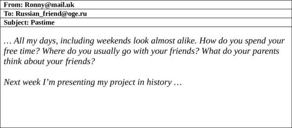 Write an email to Ronny In your message answer his questions ask 3 - фото 7