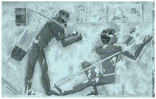Обработка папируса Изображение из гробницы Пуимре в Фивах XV в до н э - фото 5