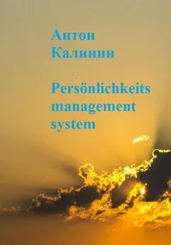 Антон Калинин - Persönlichkeits management system