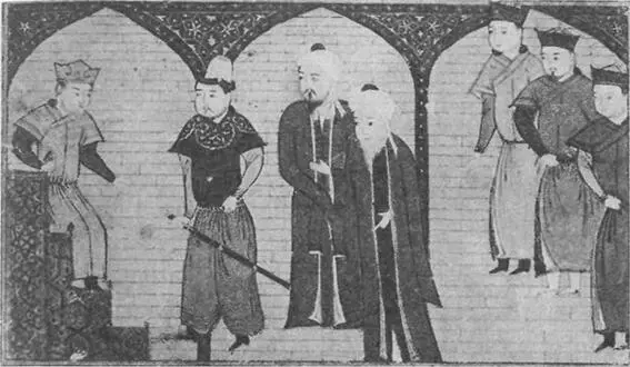 После падения Бухары взошедший на трон Чингисхан принимает сановников Жители - фото 10