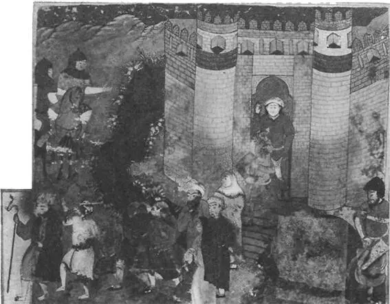 Жители Балха покидают город после его сдачи Сражение воинов Чингисхана с - фото 11
