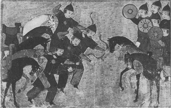 Сражение воинов Чингисхана с воинами ДжелальадДина Лагерь или орду - фото 12