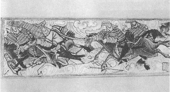 Всадники преследуют неприятеля Сражение между татарской конницей и какимто - фото 30