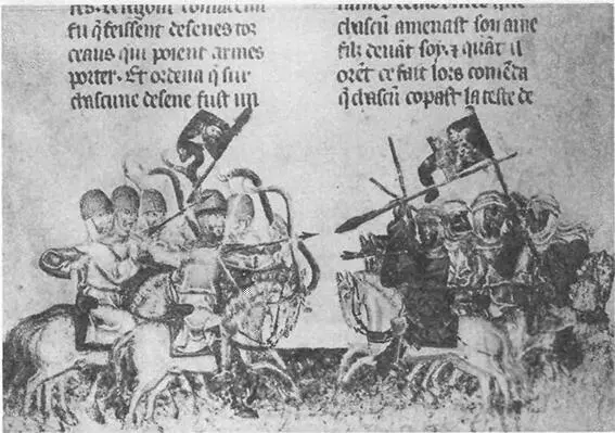 Сражение между татарской конницей и какимто восточным войском Битва на мосту - фото 31