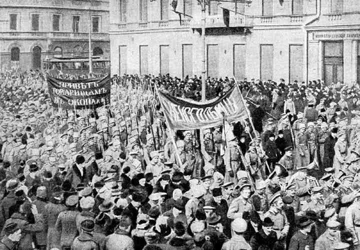 Солдатская демонстрация в Петрограде в феврале 1917 года Те кому по должности - фото 13