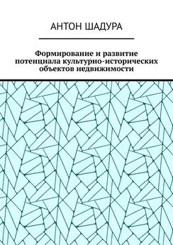 Антон Шадура - Формирование и развитие потенциала культурно-исторических объектов недвижимости