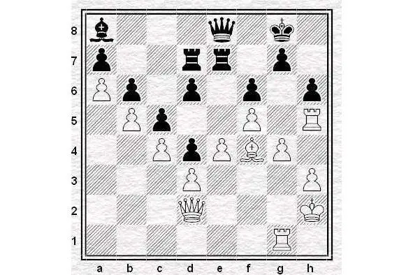 Решение 1 Bh6 hg лучше Bе4 2 Qh6 Rh7 3 Qf6 Qf7 4 Qf7 Rhf7 5 g5 Rf8 - фото 16