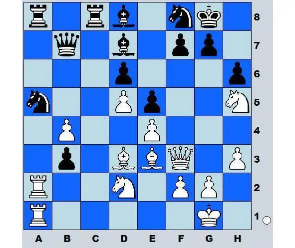 Решение 1 Bh6 gh 2 Rа5 Rа5 Rа5 Bа5 Qf6 3 Rа5 Bа5 Rа5 Rс1 Kh2 Nc4 Qc7 - фото 10