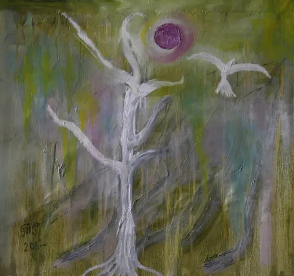 Tatiana Grinberg A composition with a bird a tree and a star Гринберг Т В - фото 17