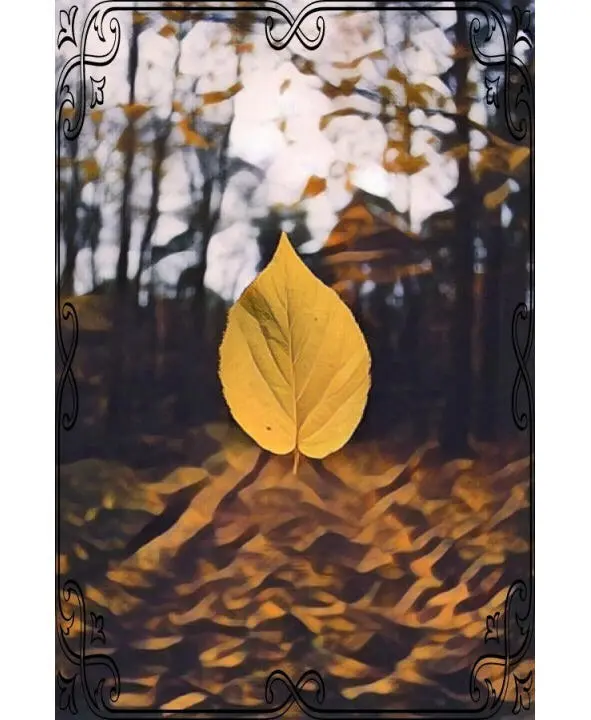 Осенний лист Лист срывается с ветвей Пролетает вдоль степей Светлый - фото 9
