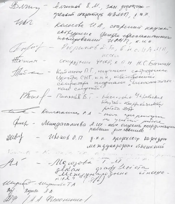 Подписи сотрудников Дипакадемии под коллективным письмом направленным министру - фото 4