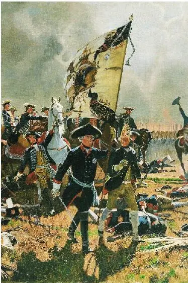 Фридрих II при Цорндорфе 1758 г В Кунерсдорфском сражении в 1759 году он - фото 16