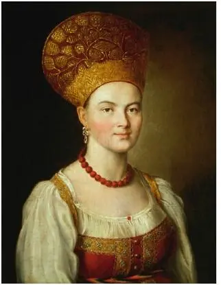 Портрет неизвестной в русском костюме И Аргунов 1784 г Но бурный XVIII - фото 57