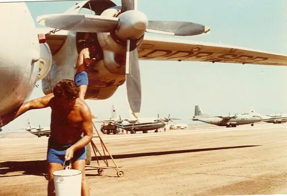 Аэродром Ассаб 1984 год Самолёты Ан26 ГДР Ан12БП Ферганской эскадрильи - фото 18