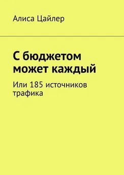 Алиса Цайлер - С бюджетом может каждый. Или 185 источников трафика