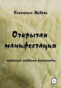 Екатерина Жебрак - Открытая манифестация. Практика создания реальности