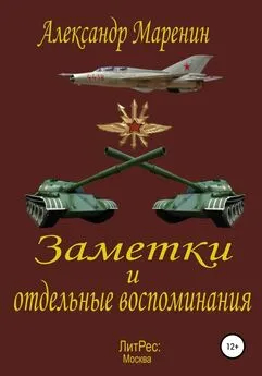 Александр Маренин - Заметки и отдельные воспоминания