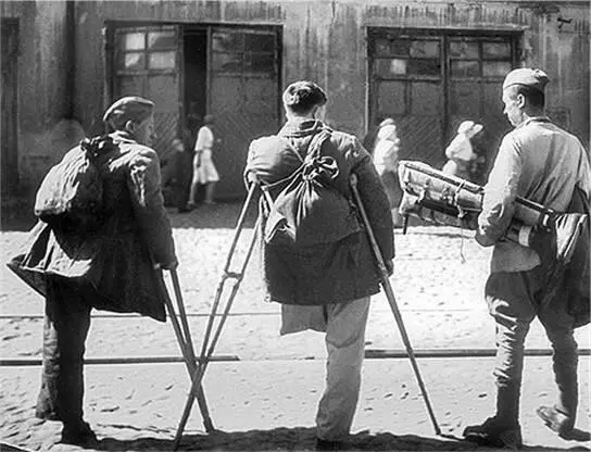 Инвалиды Великой Отечественной войны не позиционированный снимок Артель - фото 3