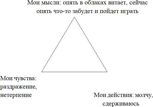 Шаг 2 Проанализируйте ваши полюса Мысли Чувства и Действия с помощью - фото 3