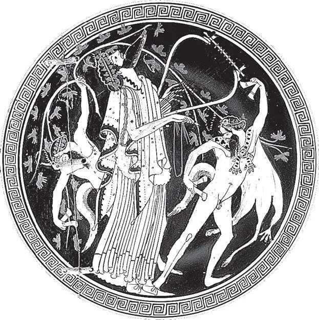 Дионис и сатиры Ваза мастера Брига ок 480 до н э То же с Аполлоном - фото 8