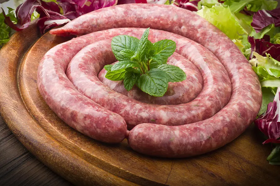 Колбаса Домашняя в натуральной оболочке Продукты Свиной окорок 23 кг - фото 16