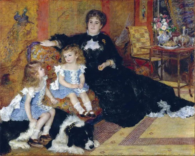 Пьер Огюст Ренуар Портрет мадам Шарпантье с детьми 1878 г - фото 25
