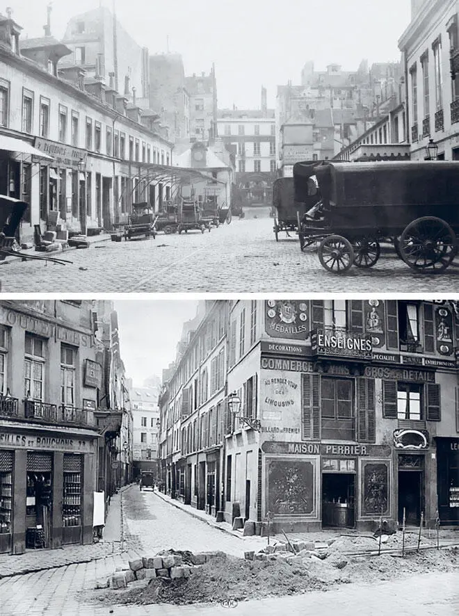 Шарль Мервиль Париж до реконструкции 18651866 гг Париж после - фото 28
