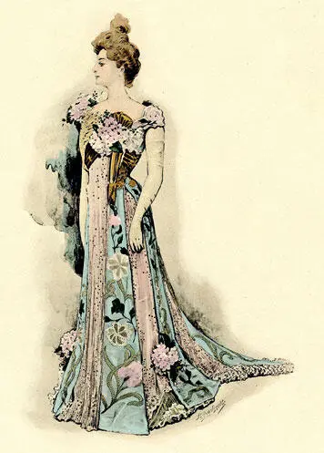 Платья от Boué Soeurs Ernest Raudnitz и L Perdoux et Cie в модной подборке - фото 103