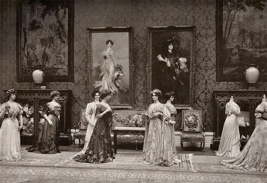 На этой иллюстрации 1911 года из французского журнала Femina группа модных дам - фото 135