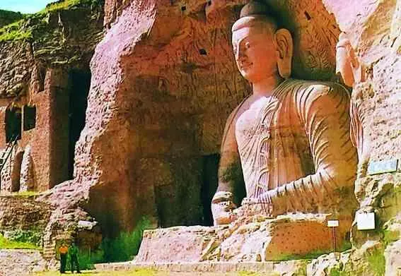 Сидящий Будда Пещерная статуя V век Гробница Цинь Шихуанди Статуи - фото 138