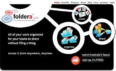Адрес wwwfolderacom Интерфейс английский Технологии Flash Ajax Одной из - фото 57
