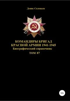 Денис Соловьев - Командиры бригад Красной Армии 1941-1945 гг. Том 87