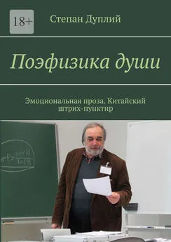 Степан Дуплий - Поэфизика души. Эмоциональная проза. Китайский штрих-пунктир