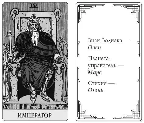 Перед нами карта 4 Император Она соотносится не с планетой а со знаком - фото 7