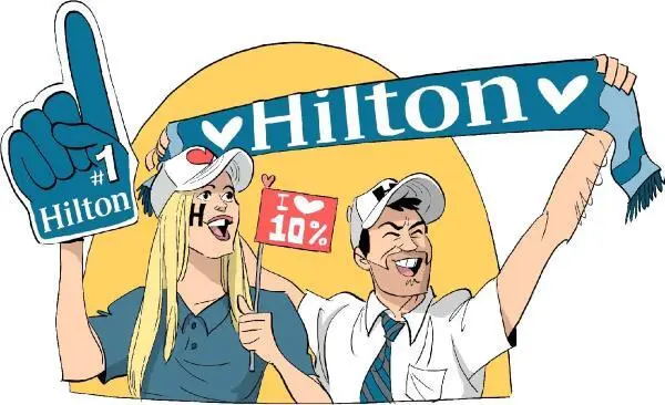 У HILTON 112 млн лояльных клиентов Они получают скидки до 10 стоимости - фото 120
