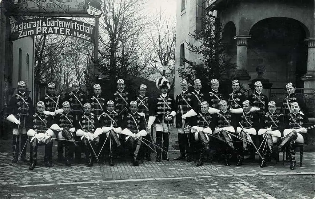 Посвящение очередного набора корпорантов в корпус Onoldia Erlangen 1910 г - фото 1