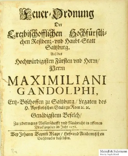 Титульный лист одного из Орднунгов 1678 года До 1626 года функции пожарных - фото 54